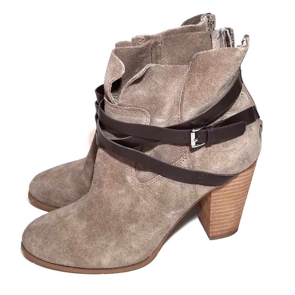Carlos Santana Suede Booties